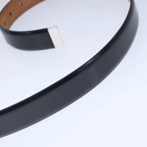 LOUIS VUITTON Ceinture Care Belt Leather Black LV Auth ti2451 - Picture 5 of 16
